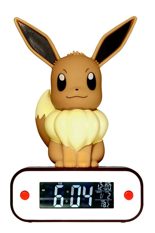 Lampe LED Pokémon Evoli avec fonction réveil État correct - Pokémon reconditionné disponible sur Fnac