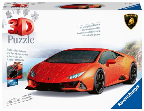 Acheter Puzzle 3D Ravensburger Lamborghini Huracán EVO État correct - 41,57 € Puzzle 3D Ravensburger Lamborghini Huracán EVO État correct - Ravensburger reconditionné disponible sur Fnac