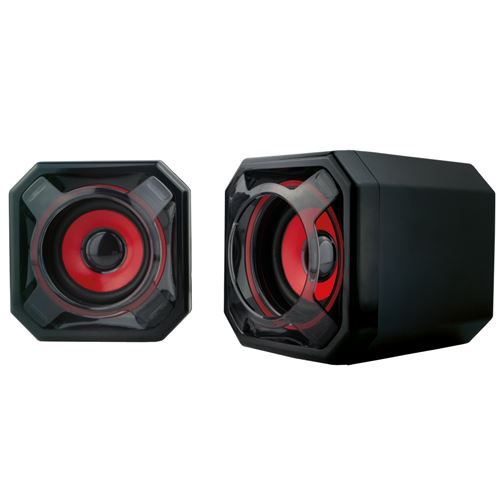 Haut parleur 2.0 Alpha Omega Players Habrok Rouge et Noir État correct - N/A reconditionné disponible sur Fnac