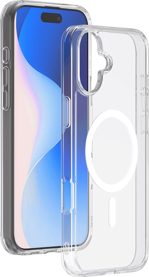 Coque hybride BigBen Connected compatible MagSafe pour iPhone 16 Transparent État correct - Bigben Connected reconditionné disponible sur Fnac