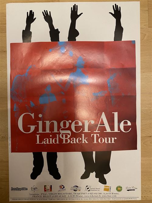 Ginger Ale - Laid Back Tour - 40x60cm - Affiche État correct - N/A reconditionné disponible sur Fnac