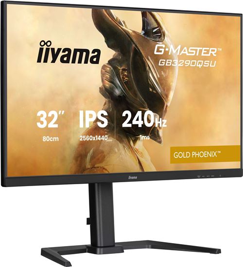 Acheter Ecran PC Gaming Iiyama G-Master™ Gold Phoenix™ GB3290QSU-B1 31,5"" 240 Hz QHD Noir mat État correct - 258,99 € Ecran PC Gaming Iiyama G-Master™ Gold Phoenix™ GB3290QSU-B1 31,5"" 240 Hz QHD Noir mat État correct - Iiyama reconditionné disponible sur Fnac