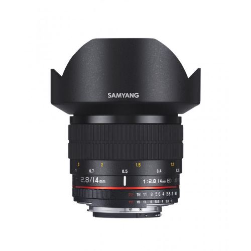 Objectif reflex Samyang 14 mm f/2,8 ED AS UMC AE pour Nikon État correct - Samyang reconditionné disponible sur Fnac