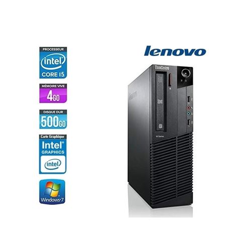 PC lenovo thinkcentre m91p desktop core i5 2400 3.1ghz État correct - N/A reconditionné disponible sur Fnac