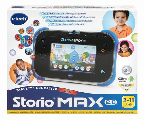 Acheter VTECH TABLETTE STORIO MAX 2.0 5'' BLEUE État correct - 61,54 € VTECH TABLETTE STORIO MAX 2.0 5'' BLEUE État correct - VTech reconditionné disponible sur Fnac