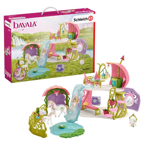 Acheter Schleich Bayala Glitter Flower House with Unicorns État correct - 26,00 € Schleich Bayala Glitter Flower House with Unicorns État correct - Schleich reconditionné disponible sur Fnac