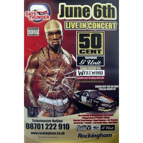 50 Cent - 100x150 cm - AFFICHE / POSTER État correct - N/A reconditionné disponible sur Fnac