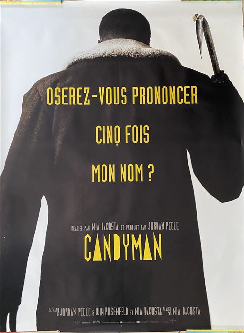 Affiche de Cinéma Originale - Candyman - 2021 - 116x1588cm État correct - N/A reconditionné disponible sur Fnac