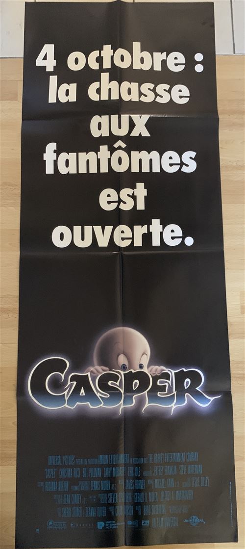 Affiche de Cinéma Originale - Casper - la chasse aux fantômes - 60x160cm État correct - N/A reconditionné disponible sur Fnac