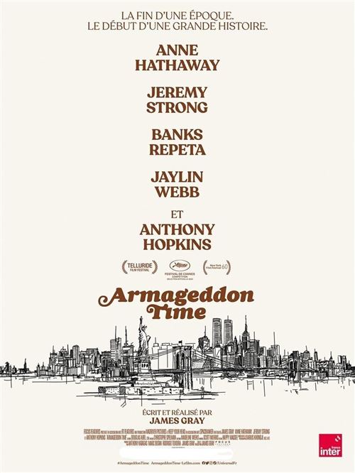 Affiche de Cinéma Originale - Armageddon Time - Anne Hathaway - Jeremy Strong - 2022 - 120x160cm État correct - N/A reconditionné disponible sur Fnac