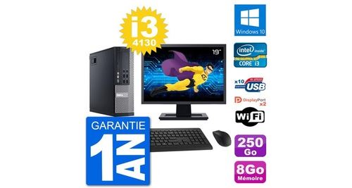 Acheter Pc dell 9020 sff ecran 19"" intel i3-4130 ram 8go disque 250go windows 10 wifi État correct - 199,00 € Pc dell 9020 sff ecran 19"" intel i3-4130 ram 8go disque 250go windows 10 wifi État correct - N/A reconditionné disponible sur Fnac