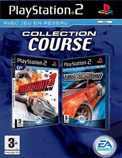 BiPack Course - Need For Speed Undrground + Burnout 3 État correct - Bandai Namco reconditionné disponible sur Fnac