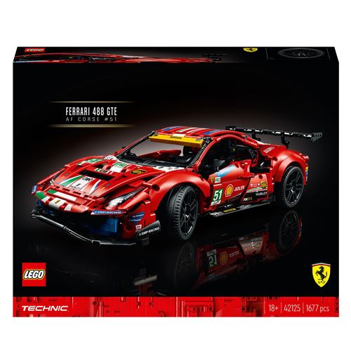 LEGO® Technic™ 42125 Ferrari 488 GTE AF Corse 51 État correct - LEGO Technic reconditionné disponible sur Fnac