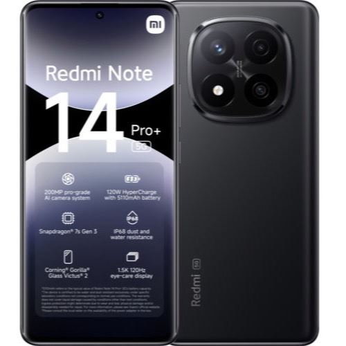 XIAOMI REMDI NOTE 14PRO+ 5G 8/256GB MIDNIGHT BLACK État correct - Xiaomi reconditionné disponible sur Fnac