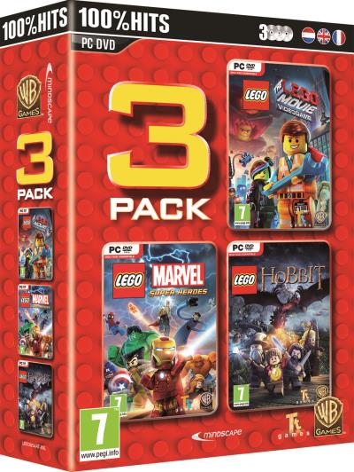 Lego Pack 3 Volume 2 Hobbit + Marvel + Movie PC État correct - Just for Games reconditionné disponible sur Fnac