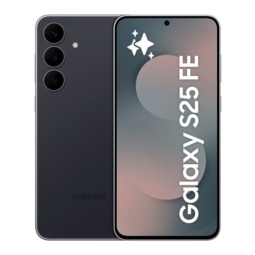 Smartphone Samsung Galaxy S25 FE Enterprise Editon 6,7” 5G Nano SIM 128 Go Noir de jais État correct - Samsung reconditionné disponible sur Fnac