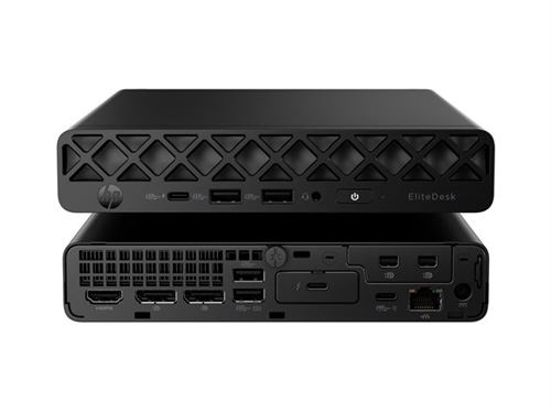 HP EliteDesk 8 G1a - Mini Ryzen 5 Pro 220 / jusqu'à 4.9 GHz - RAM 8 Go - SSD 256 Go - NVMe - Radeon 740M - Gigabit Ethernet, IEEE 802.11ax (Wi-Fi 6), Bluetooth 5.4 - Win 11 Pro - moniteur : aucun - clavier : Français - noir Jack - Smart Buy - avec Servi État correct - N/A reconditionné disponible sur Fnac
