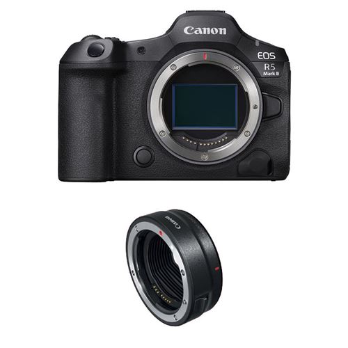 EOS R5 MARK II nu + Bague EF-EOS-R État correct - N/A reconditionné disponible sur Fnac