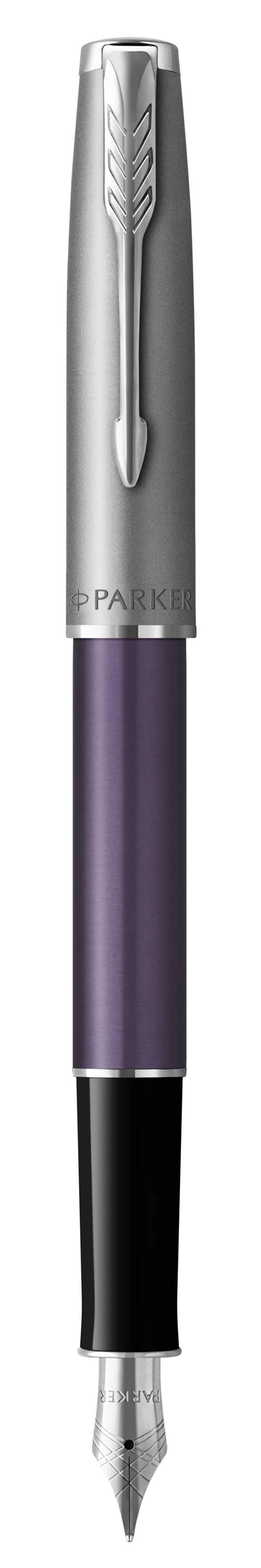 Coffret cadeau Parker Sonnet Essentiel Stylo plume avec Encre noire Plume moyenne Violet État correct - Parker reconditionné disponible sur Fnac