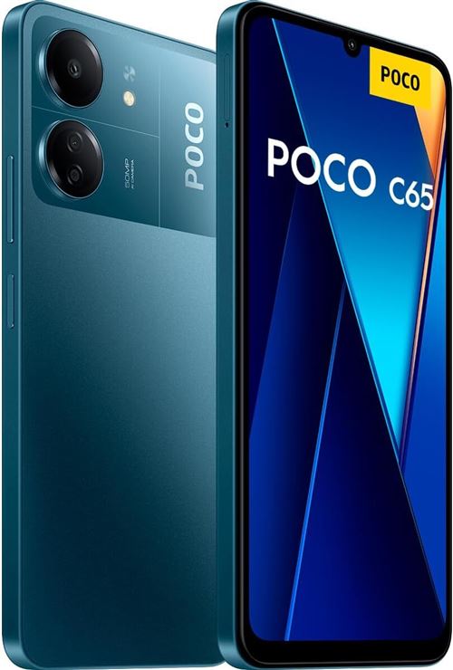 Smartphone Xiaomi Poco C65 4G 8 Go RAM 256 Go ROM Bleu Dual SIM NFC Écran Dot Drop 6,74"" État correct - N/A reconditionné disponible sur Fnac