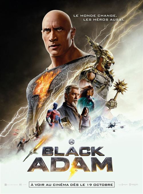 Affiche de Cinéma Originale - Black Adam - Dwayne Johnson, Aldis Hodge - 2022 - 40x60cm État correct - N/A reconditionné disponible sur Fnac