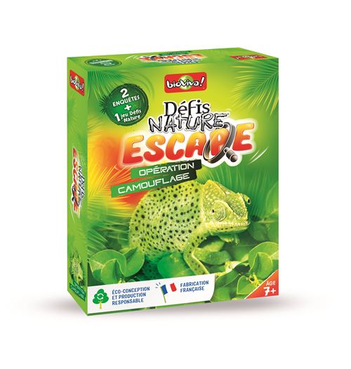 Jeu de cartes Bioviva Défis Nature Espace Opération camouflage État correct - Bioviva reconditionné disponible sur Fnac