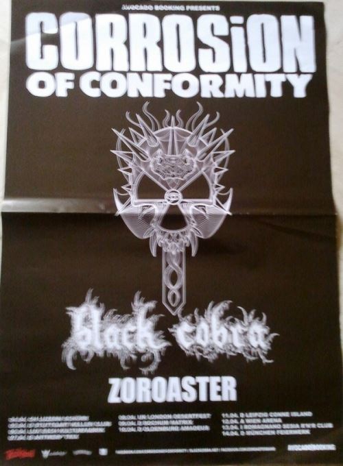 Acheter Corrosion Of Conformity - 70x100 cm - AFFICHE / POSTER État correct - 19,99 € Corrosion Of Conformity - 70x100 cm - AFFICHE / POSTER État correct - N/A reconditionné disponible sur Fnac
