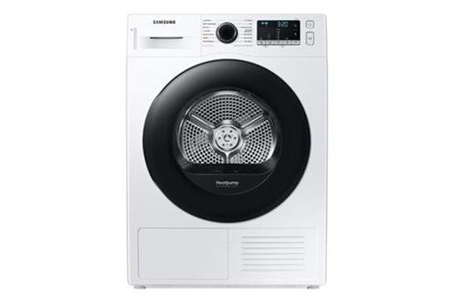 Samsung DV80TA220AE - Sèche-linge - largeur : 60 cm - profondeur : 65 cm - hauteur : 85 cm - chargement frontal - blanc avec porte noire État correct - Samsung reconditionné disponible sur Fnac