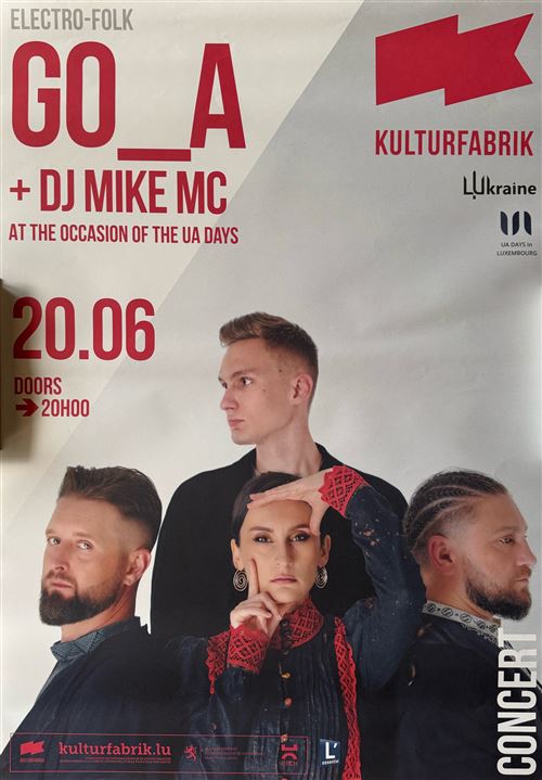 Affiche - GO_A - Concert Luxembourg 2024 - 60x86cm État correct - N/A reconditionné disponible sur Fnac