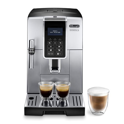 De'Longhi DINAMICA ECAM 350.35.SB - Machine à café automatique avec mousseur à lait - 15 bar - argent/noir - État correct De'Longhi sur Fnac