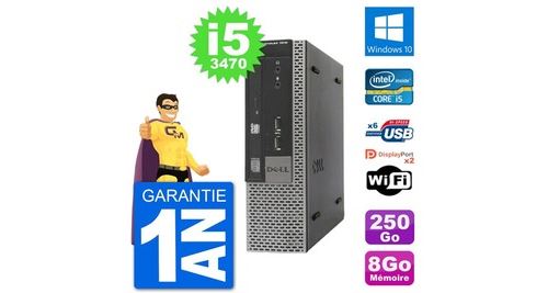 Ultra mini pc dell 7010 usff i5-3470 ram 8go disque dur 250go windows 10 wifi État correct - N/A reconditionné disponible sur Fnac