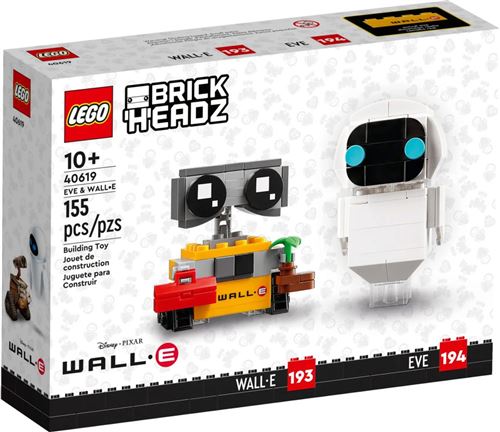 Acheter LEGO® BrickHeadz™ 40619 EVE et WALL-E État correct - 48,99 € LEGO® BrickHeadz™ 40619 EVE et WALL-E État correct - N/A reconditionné disponible sur Fnac