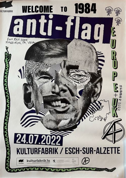 Acheter Affiche - Anti-Flag - Tour 2022 - 60x80cm État correct - 13,99 € Affiche - Anti-Flag - Tour 2022 - 60x80cm État correct - N/A reconditionné disponible sur Fnac