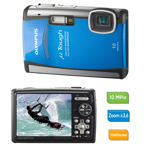 Acheter Olympus µ Tough-6000 (étanche) Bleu État correct - 149,95 € Olympus µ Tough-6000 (étanche) Bleu État correct - Olympus reconditionné disponible sur Fnac