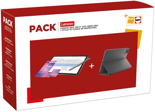 Acheter Pack Tablette Tactile Lenovo Idea Tab 11"" Wi-Fi 128 Go Gris anthracite + Stylet + Coque de protection État correct - 161,99 € Pack Tablette Tactile Lenovo Idea Tab 11"" Wi-Fi 128 Go Gris anthracite + Stylet + Coque de protection État correct - Lenovo reconditionné disponible sur Fnac