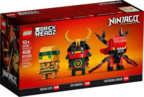 LEGO® BrickHeadz™ 40490 NINJAGO 10 État correct - N/A reconditionné disponible sur Fnac