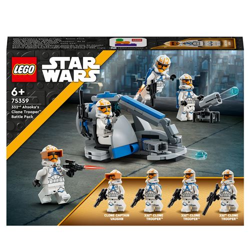 LEGO® Star Wars 75359 Pack de combat des Clone Troopers™ de la 332e Compagnie d’Ahsoka État correct - LEGO Star Wars reconditionné disponible sur Fnac