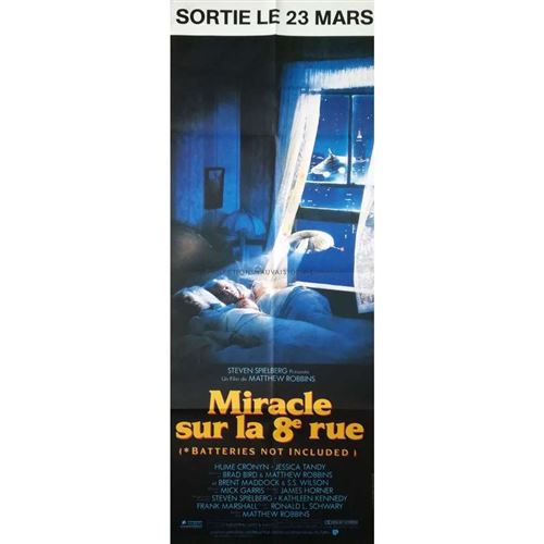 Miracle sur la 8e Rue - 1987 - Jessica Tandy - 80x160cm - Affiche de cinéma originale pliée État correct - N/A reconditionné disponible sur Fnac