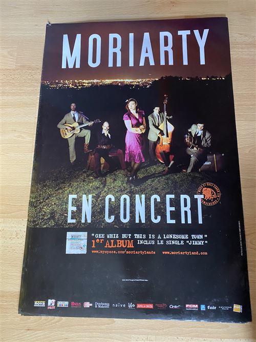 Acheter Moriarty - En concert - 40x60cm - Affiche État correct - 17,99 € Moriarty - En concert - 40x60cm - Affiche État correct - N/A reconditionné disponible sur Fnac