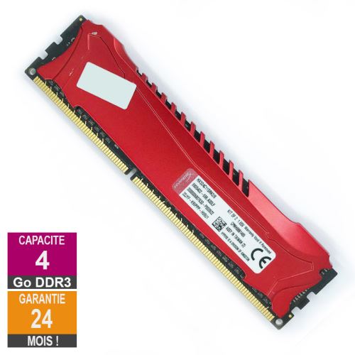 Acheter Barrette Mémoire 4Go RAM DDR3 HyperX HX324C11SRK2/8 DIMM PC3-12800U État correct - 18,98 € Barrette Mémoire 4Go RAM DDR3 HyperX HX324C11SRK2/8 DIMM PC3-12800U État correct - HyperX reconditionné disponible sur Fnac