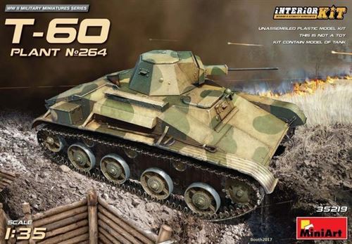 T-60(plant No.264,stalingrad)interiorkit - 1:35e - Miniart État correct - N/A reconditionné disponible sur Fnac