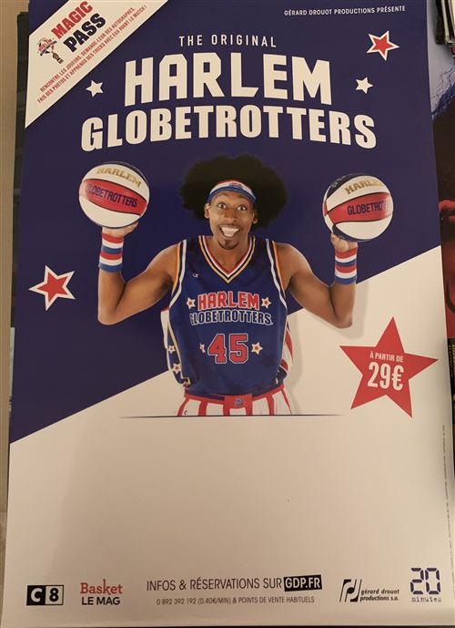 Harlem Globetrotters - The Original / Basket - 40x60cm - Affiche État correct - N/A reconditionné disponible sur Fnac