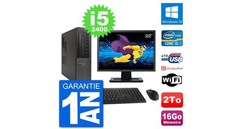 Acheter Pc dell 790 dt ecran 22"" intel i5-2400 ram 16go disque dur 2to windows 10 wifi État correct - 339,00 € Pc dell 790 dt ecran 22"" intel i5-2400 ram 16go disque dur 2to windows 10 wifi État correct - N/A reconditionné disponible sur Fnac
