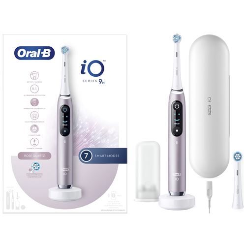 Acheter Oral-b io 9 - avec etui de voyage et porte brossette - rose quartz - brosse à dents électrique État correct - 199,95 € Oral-b io 9 - avec etui de voyage et porte brossette - rose quartz - brosse à dents électrique État correct - Oral-B reconditionné disponible sur Fnac