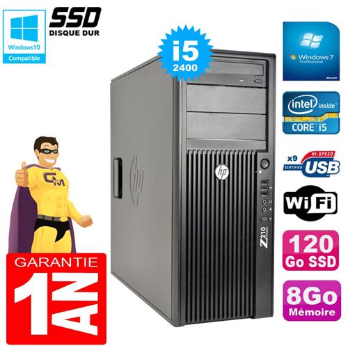 Acheter Pc tour hp workstation z210 i5-2400 ram 8go disque 120go ssd graveur dvd wifi w7 État correct - 159,00 € Pc tour hp workstation z210 i5-2400 ram 8go disque 120go ssd graveur dvd wifi w7 État correct - Hewlett-Packard reconditionné disponible sur Fnac