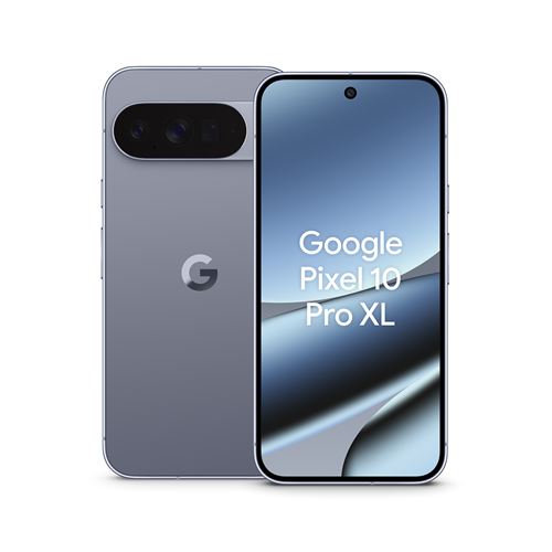 Smartphone Google Pixel 10 Pro XL 6,8"" 5G Double SIM 512 Go Quartz Gris État correct - Google reconditionné disponible sur Fnac