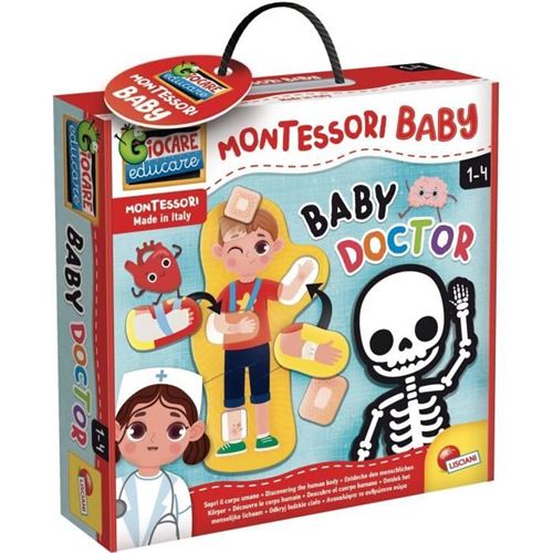 Jeu éducatif - LISCIANI - Montessori Baby Doctor - Découverte du corps humain - Emboîtements ludiques - Theme médical État correct - N/A reconditionné disponible sur Fnac