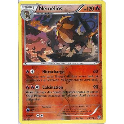 Carte Pokemon - XY11 - Offensive Vapeur - Némélios - PV 120 - 23/114 - Holo Reverse - VF État correct - Asmodee reconditionné disponible sur Fnac