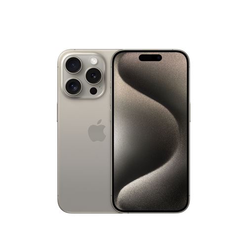 Acheter Apple iPhone 15 Pro 6,1"" 5G Double SIM 256 Go Natural Titanium État correct - 580,00 € Apple iPhone 15 Pro 6,1"" 5G Double SIM 256 Go Natural Titanium État correct - Apple reconditionné disponible sur Fnac
