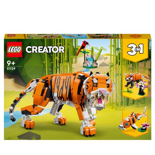 Acheter LEGO® Creator 31129 Sa Majesté le Tigre État correct - 103,90 € LEGO® Creator 31129 Sa Majesté le Tigre État correct - LEGO Creator reconditionné disponible sur Fnac